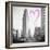 Luv Collection - New York City - Flatiron Building II-Philippe Hugonnard-Framed Art Print