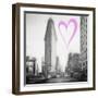 Luv Collection - New York City - Flatiron Building II-Philippe Hugonnard-Framed Art Print