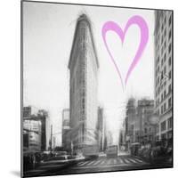 Luv Collection - New York City - Flatiron Building II-Philippe Hugonnard-Mounted Art Print