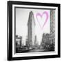 Luv Collection - New York City - Flatiron Building II-Philippe Hugonnard-Framed Art Print