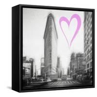 Luv Collection - New York City - Flatiron Building II-Philippe Hugonnard-Framed Stretched Canvas