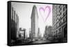 Luv Collection - New York City - Flatiron Building-Philippe Hugonnard-Framed Stretched Canvas