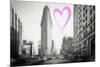 Luv Collection - New York City - Flatiron Building-Philippe Hugonnard-Mounted Premium Giclee Print