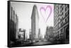 Luv Collection - New York City - Flatiron Building-Philippe Hugonnard-Framed Stretched Canvas