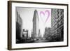 Luv Collection - New York City - Flatiron Building-Philippe Hugonnard-Framed Art Print