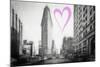 Luv Collection - New York City - Flatiron Building-Philippe Hugonnard-Mounted Art Print