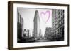 Luv Collection - New York City - Flatiron Building-Philippe Hugonnard-Framed Art Print