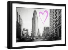 Luv Collection - New York City - Flatiron Building-Philippe Hugonnard-Framed Art Print