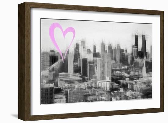 Luv Collection - New York City - Hell's Kitchen District-Philippe Hugonnard-Framed Art Print