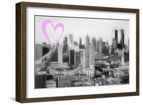 Luv Collection - New York City - Hell's Kitchen District-Philippe Hugonnard-Framed Art Print
