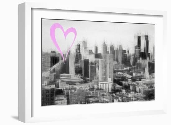 Luv Collection - New York City - Hell's Kitchen District-Philippe Hugonnard-Framed Art Print