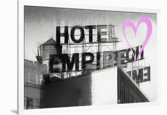 Luv Collection - New York City - Hotel Empire II-Philippe Hugonnard-Framed Art Print