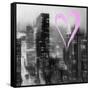 Luv Collection - New York City - Manhattan by Night II-Philippe Hugonnard-Framed Stretched Canvas