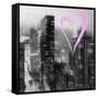 Luv Collection - New York City - Manhattan by Night II-Philippe Hugonnard-Framed Stretched Canvas