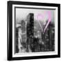 Luv Collection - New York City - Manhattan by Night II-Philippe Hugonnard-Framed Art Print