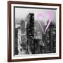 Luv Collection - New York City - Manhattan by Night II-Philippe Hugonnard-Framed Art Print