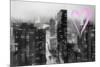 Luv Collection - New York City - Manhattan by Night-Philippe Hugonnard-Mounted Premium Giclee Print