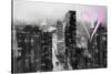 Luv Collection - New York City - Manhattan by Night-Philippe Hugonnard-Stretched Canvas