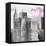 Luv Collection - New York City - Manhattan Cityscape II-Philippe Hugonnard-Framed Stretched Canvas