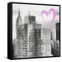 Luv Collection - New York City - Manhattan Cityscape II-Philippe Hugonnard-Framed Stretched Canvas