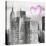 Luv Collection - New York City - Manhattan Cityscape II-Philippe Hugonnard-Stretched Canvas