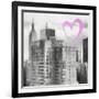 Luv Collection - New York City - Manhattan Cityscape II-Philippe Hugonnard-Framed Art Print