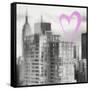 Luv Collection - New York City - Manhattan Cityscape II-Philippe Hugonnard-Framed Stretched Canvas