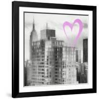 Luv Collection - New York City - Manhattan Cityscape II-Philippe Hugonnard-Framed Art Print