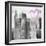 Luv Collection - New York City - Manhattan Cityscape II-Philippe Hugonnard-Framed Art Print