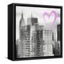 Luv Collection - New York City - Manhattan Cityscape II-Philippe Hugonnard-Framed Stretched Canvas