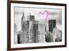 Luv Collection - New York City - Manhattan Cityscape-Philippe Hugonnard-Framed Premium Giclee Print