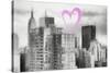 Luv Collection - New York City - Manhattan Cityscape-Philippe Hugonnard-Stretched Canvas