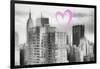 Luv Collection - New York City - Manhattan Cityscape-Philippe Hugonnard-Framed Art Print