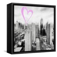 Luv Collection - New York City - Manhattan II-Philippe Hugonnard-Framed Stretched Canvas