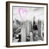 Luv Collection - New York City - Manhattan II-Philippe Hugonnard-Framed Art Print