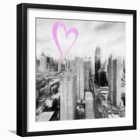 Luv Collection - New York City - Manhattan II-Philippe Hugonnard-Framed Art Print