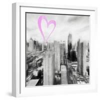 Luv Collection - New York City - Manhattan II-Philippe Hugonnard-Framed Art Print