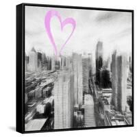 Luv Collection - New York City - Manhattan II-Philippe Hugonnard-Framed Stretched Canvas