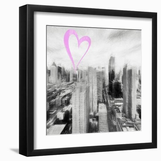 Luv Collection - New York City - Manhattan II-Philippe Hugonnard-Framed Art Print