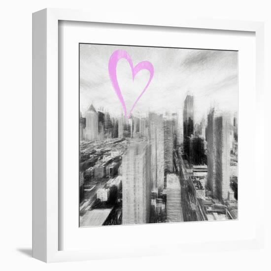 Luv Collection - New York City - Manhattan II-Philippe Hugonnard-Framed Art Print