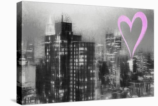 Luv Collection - New York City - Manhattan Night-Philippe Hugonnard-Stretched Canvas