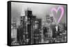 Luv Collection - New York City - Manhattan Night-Philippe Hugonnard-Framed Stretched Canvas