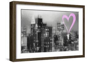 Luv Collection - New York City - Manhattan Night-Philippe Hugonnard-Framed Art Print