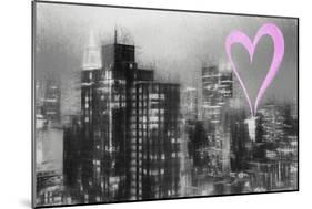 Luv Collection - New York City - Manhattan Night-Philippe Hugonnard-Mounted Art Print