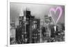 Luv Collection - New York City - Manhattan Night-Philippe Hugonnard-Framed Art Print