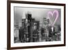 Luv Collection - New York City - Manhattan Night-Philippe Hugonnard-Framed Art Print