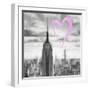 Luv Collection - New York City - Manhattan Skyscrapers II-Philippe Hugonnard-Framed Art Print