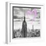 Luv Collection - New York City - Manhattan Skyscrapers II-Philippe Hugonnard-Framed Art Print