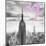 Luv Collection - New York City - Manhattan Skyscrapers II-Philippe Hugonnard-Mounted Art Print