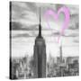 Luv Collection - New York City - Manhattan Skyscrapers II-Philippe Hugonnard-Stretched Canvas